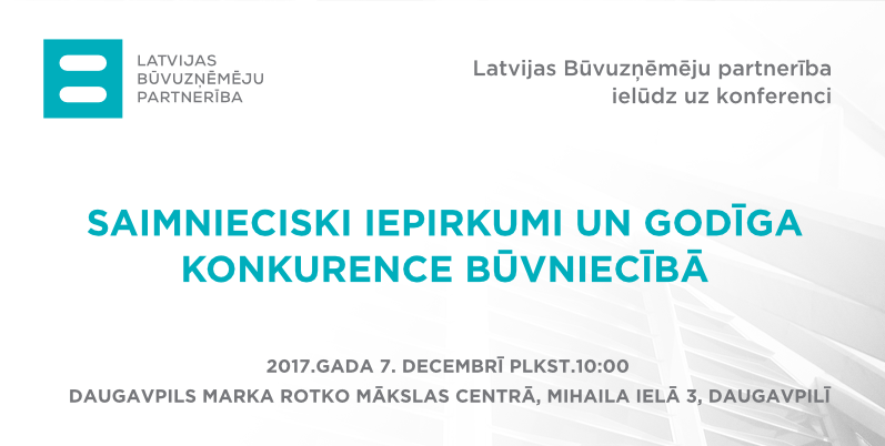 Image for Konferenču cikls “Saimnieciski iepirkumi un godīga konkurence būvniecībā”