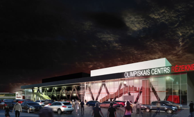 Image for Uzsākta vērienīgā Rēzeknes Olimpiskā centra pēdējā posma būvniecība